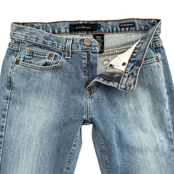Calvin Klein Blue Boot Cut Jeans Women’s Size 6 - Picture 3 of 10